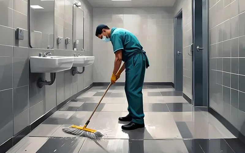 Restroom Cleaning